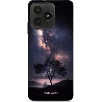Pouzdro na mobilní telefon Lesklý kryt Mobiwear Glossy - Realme Note 50 - G005G Strom s galaxií (Prémiové lesklé pouzdro, obal, kryt Mobiwear Glossy na mobil Realme Note 50 - G005G Strom s galaxií, materiál Plast + TPU silikon - krytí po všech stranách, neošoupatelný potisk, tenké)