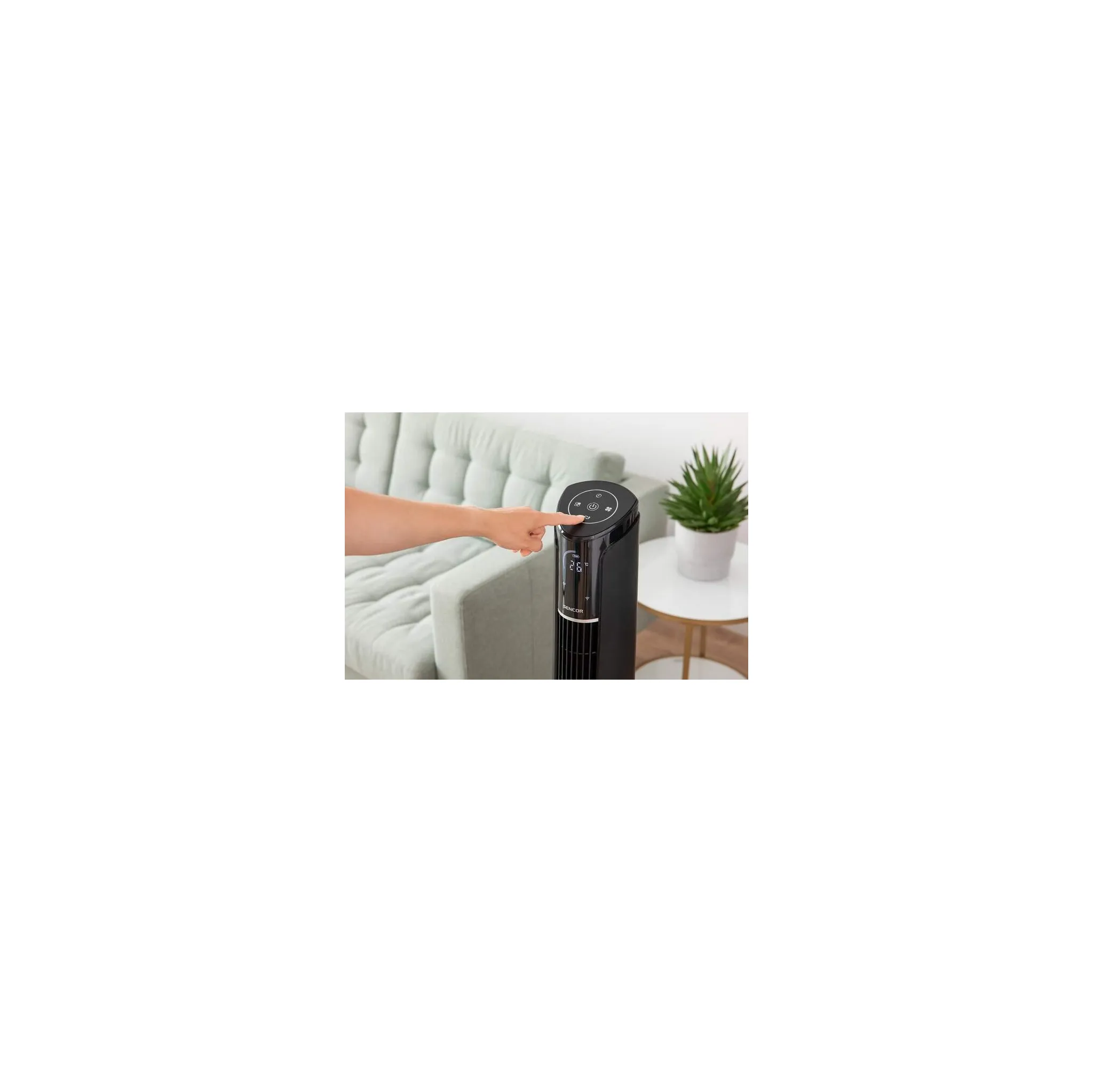 Fotografie 6 - Domácí ventilátor Sencor SFT 4207BK