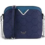 Dámská kabelka VUCH FOSSY UNI Modrá, Stříbrná