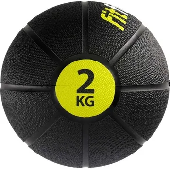 Medicinbal Medicinbal Fitforce MEDICINE BALL 2 KG 2kg Černá, Žlutá