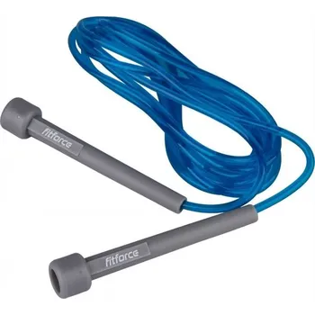 Švihadlo Švihadlo Fitforce JUMP ROPE 300 Modrá, Šedá, Bílá
