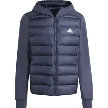 Pánská elegantní bunda adidas ESSENTIALS JACKET 2XL Tmavě modrá, Bílá