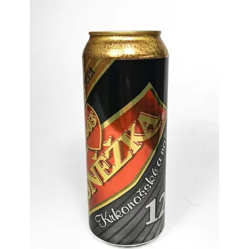 Pivo Sněžka 12° - světlý ležák 5.2% - pivovar Radas Collection Still s.r.o. - plech - 0.5L