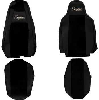 Potah sedadla Autopotahy Scania R/G/P - hladká koženka, černé