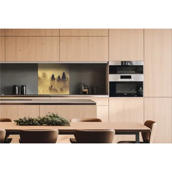 Obklad DIMEX | Dibond za kuchyňskou linku DBW-06060-142 | 60 x 60 cm | Lesní krajina + Dibond deska za kuchyňskou linku DIMEX v rozměru 60 x 60 cm, motiv Lesní krajina