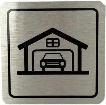 Informační tabulka Nalepovací cedulka Garáž 80 x 80 mm
