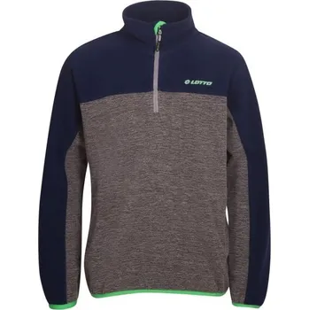 Chlapecká mikina Chlapecká mikina Lotto MATTYAS 140/146 Tmavě modrá, Černá, Světle zelená