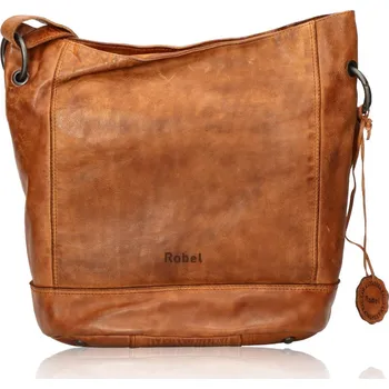 Kabelka Robel dámská každodenní kožená kabelka - koňaková