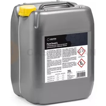 Mycí prostředek Profesionální prostředek na mytí nádobí pro profesionální myčky nádobí s aktivním chlorem - PureCleanCl - 20 l | GRAFEN, PureCleanCL-20L