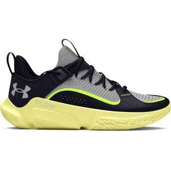 Dámské tenisky Basketbalová obuv Under Armour FLOFUTR X 3 8 Černá, Reflexní neon, Šedá