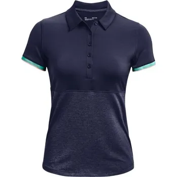 Dámské tričko Dámské golfové polo triko Under Armour ZINGER XS Tmavě modrá, Tyrkysová