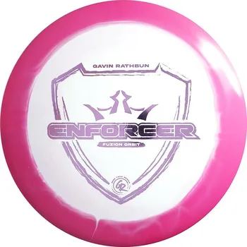 Dynamic Discs Gavin Rathbun 2023 Fuzion Orbit Enforcer 173g Bílá/Růžová