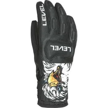 Dětské rukavice Level RACE JR L Černá, Mix