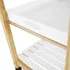 Servírovací stolek Tempo Kondela Rapid bílý/přírodní