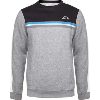 Pánská mikina Pánská mikina Kappa LOGO IRISSON S Šedá, Černá, Modrá