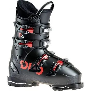 Sjezdové boty Dětské lyžáky Alpina DUO 4 25 Černá, Červená, Stříbrná