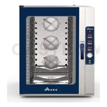 Konvektomat Nano Drive 12 x GN 1/1 elektronicky ovládaný, s mycím systémem a se sondou | HENDI, 219133