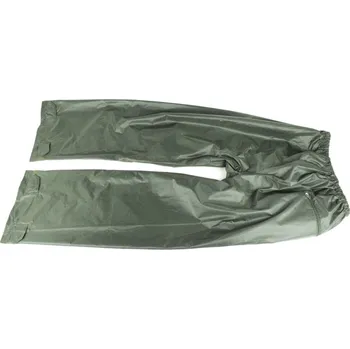 Pláštěnka Kalhoty do deště, olivové, polyester+PVC