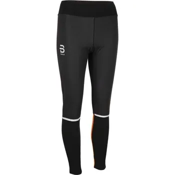 Dámské kalhoty Dámské elastické kalhoty Daehlie TIGHTS WINTER WOOL 2.0 WMN L Černá, Bílá, Oranžová