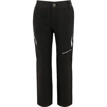 Dětské kalhoty ALPINE PRO KILETO 116/122 Černá, Bílá