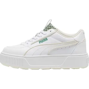 Dámské tenisky Dámská volnočasová obuv Puma KARMEN REBELLE BLOSSOM 7.5 Bílá, Zelená