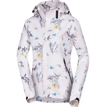 Dámská bunda Dámská bunda Northfinder SHELLEY S Bílá, Mix