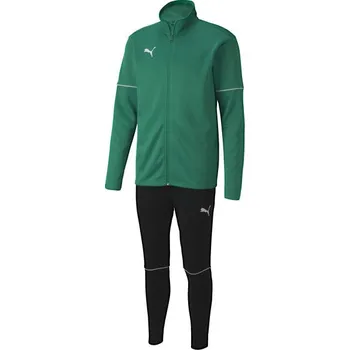 Pánská sportovní souprava Puma TEAM GOAL TRACKSUIT 2XL Černá, Zelená, Bílá
