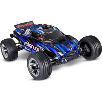 RC model auta Traxxas Rustler 1:10 BL-2s RTR modrý