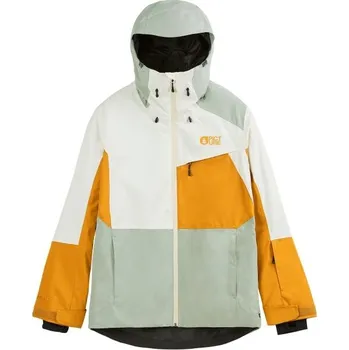 Dámská zimní bunda Picture SEEN L Bílá, Světle zelená, Oranžová