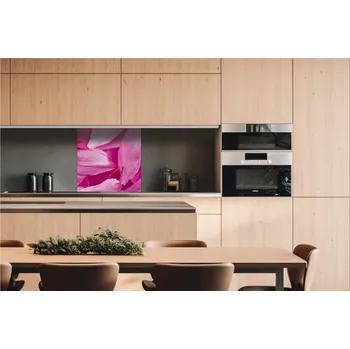 Obklad DIMEX | Dibond za kuchyňskou linku DBW-06060-055 | 60 x 60 cm | Fialové okvětní lístky + Dibond deska za kuchyňskou linku DIMEX v rozměru 60 x 60 cm, motiv Fialové okvětní lístky