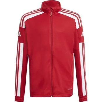 Chlapecká mikina Chlapecká fotbalová mikina adidas SQUADRA 21 JACKET 176 Červená, Bílá