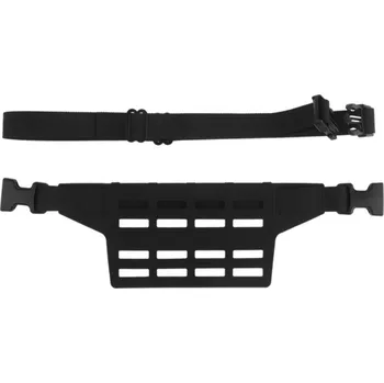 Airsoft Wosport WST ledvinkový molle adaptér, malý (4 řady) - Černá