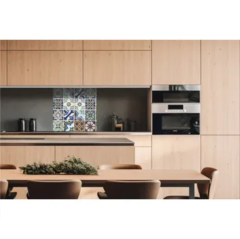 Obklad DIMEX | Dibond za kuchyňskou linku DBW-06060-244 | 60 x 60 cm | Lisabonské kachličky + Dibond deska za kuchyňskou linku DIMEX v rozměru 60 x 60 cm, motiv Lisabonské kachličky
