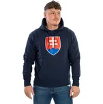 Pánská mikina Kappa LOGO NATHAN SK 4XL Tmavě modrá, Červená, Bílá