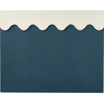 Odkapávač na nádobí Podložka na pracovní stůl 40 x 50 cm, modrá/krémová, Printworks