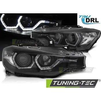 Přední světlomet SVĚTLOMETY ANGEL EYES LED DRL BLACK pro BMW F30/F31 LCI 15-18