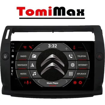 Autorádio TomiMax Citroen C4 Android 14 autorádio s WIFI, GPS, USB, BT HW výbava: QLED 8 Core 8GB+256GB HIGH - pouze displej A,C - Model auta: Citroen C4 2004-2012, Velikost obrazovky: Dotyková obrazovka: 9"