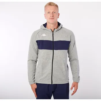 Pánská mikina KAPPA4SOCCER DACCIOZI mikina šedá/tmavě modrá 3XL