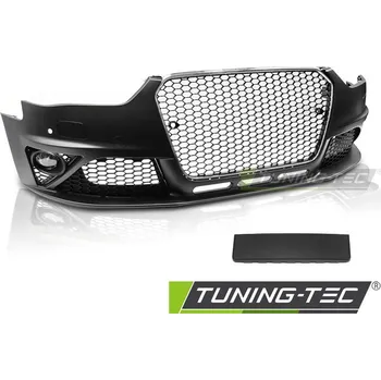 Nárazník PŘEDNÍ NÁRAZNÍK SPORT CHROME BLACK PDC pro AUDI A4 B8 12-15