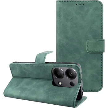 Pouzdro na mobilní telefon Pouzdro Forcell Flipové TENDER Book Case pro XIAOMI Redmi Note 13 Pro 4G / POCO M6 Pro 4G green