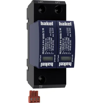 Přepěťová ochrana HAKEL 16373 HLSA6,5 PV 1000/2 M S SPD PV typ 1 + 2 RP 0,3kč/ks
