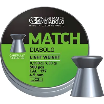 Diabolka Unknown Diabolo JSB Match pistole 500ks cal.4,51mm, 0,500g