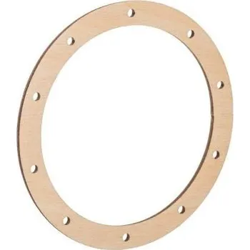 Party dekorace Dřevěný kroužek k výrobě lapače snů, 20 cm