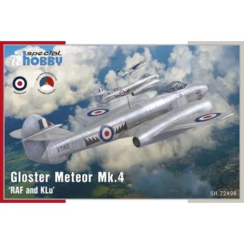 Plastikový model 1/72 Gloster Meteor Mk.4 'RAF and KLu'