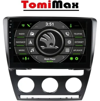 Autorádio TomiMax Škoda Octavia 2 Android 14 autorádio s WIFI, GPS, USB, BT HW výbava: QLED 4 Core 2GB+32GB LOW - pouze displej A,C, Velikost obrazovky: Dotyková obrazovka: 10,1"