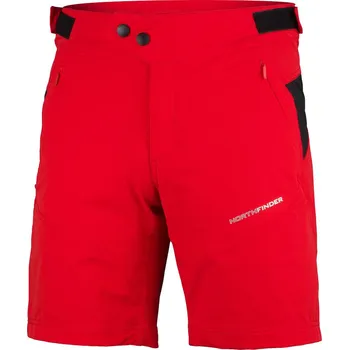 cyklistické kraťasy Northfinder Loke červené