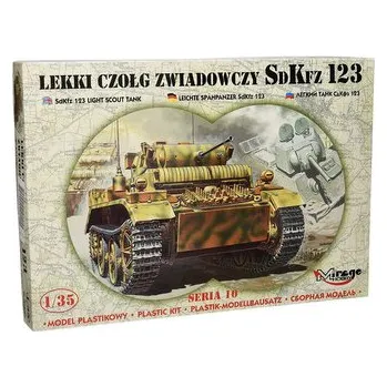 Model do sklejania Lekki czołg zwiadowczy SDKFZ 123
