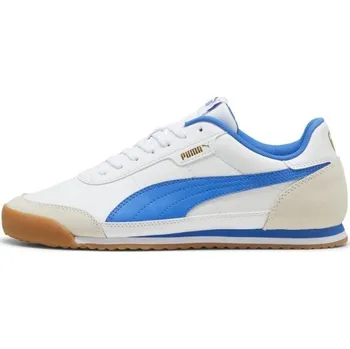 Pánské tenisky Pánská vycházková obuv Puma TURINO II OG 7 Bílá, Modrá, Béžová, Zlatá
