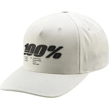 Kšiltovka 100% STAUNCH Snapback Cap White
