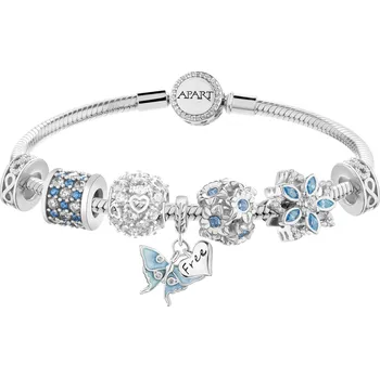 Náramek Náramek Beads - sada - motýl, květy, srdce, nekonečno - AP93-0430